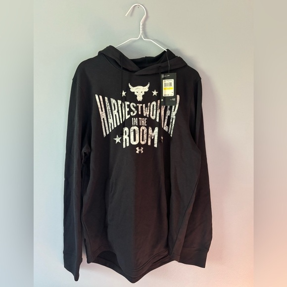 Under Armour NWT Dwayne Johnson Project Rock Hooded Sweatshirt Medium - Picture 1 of 8